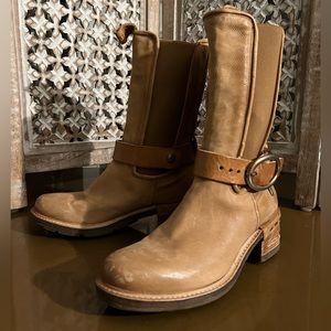 COPY - A.S. 98 Nayden mid-calf boot - camel